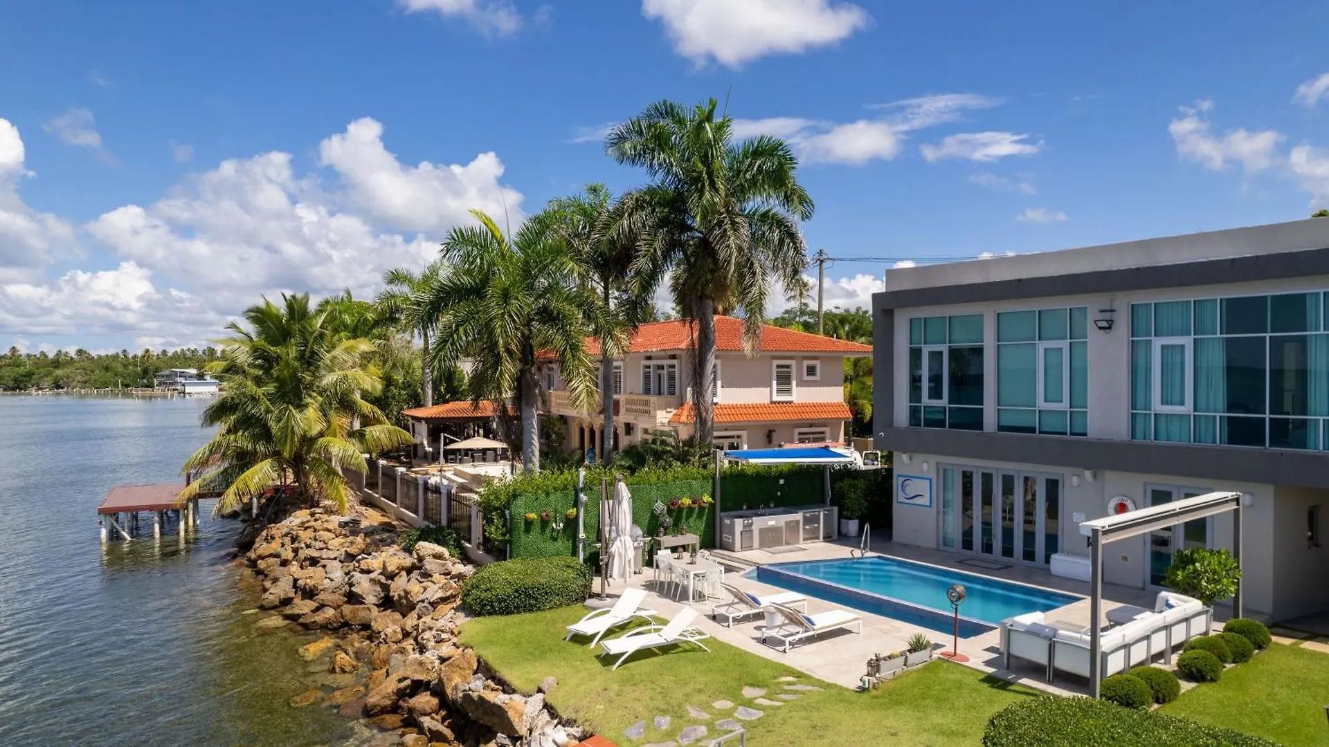 Ocean Front Luxury Villa With Pier And Heated Pool - Self Check In - Vj1 カボ・ロホ