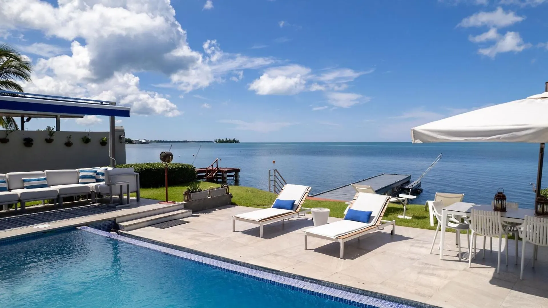 Ocean Front Luxury Villa With Pier And Heated Pool - Self Check In - Vj1 カボ・ロホ プエルトリコ