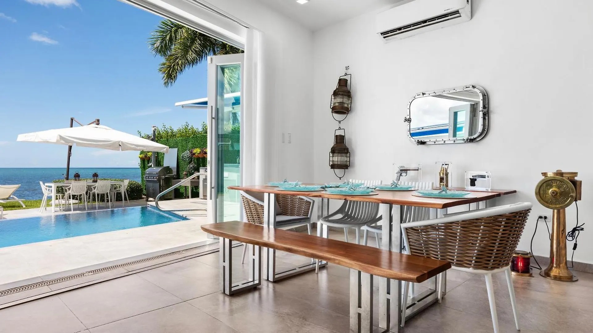 Ocean Front Luxury Villa With Pier And Heated Pool - Self Check In - Vj1 カボ・ロホ
